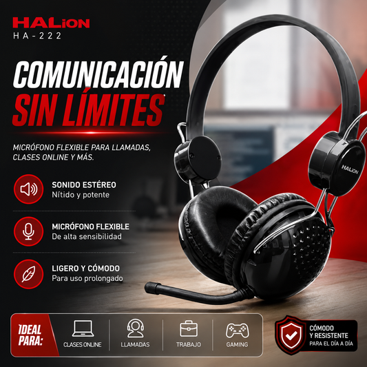 Audífono con Micrófono HA-222