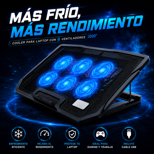 Cooler 6 ventiladores