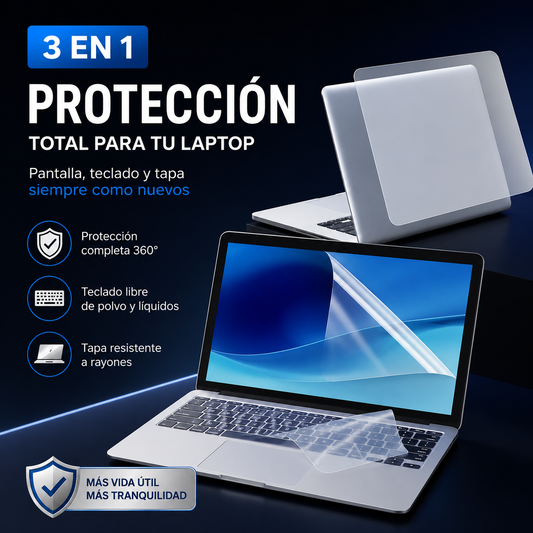 Protector para Laptop 3 en 1